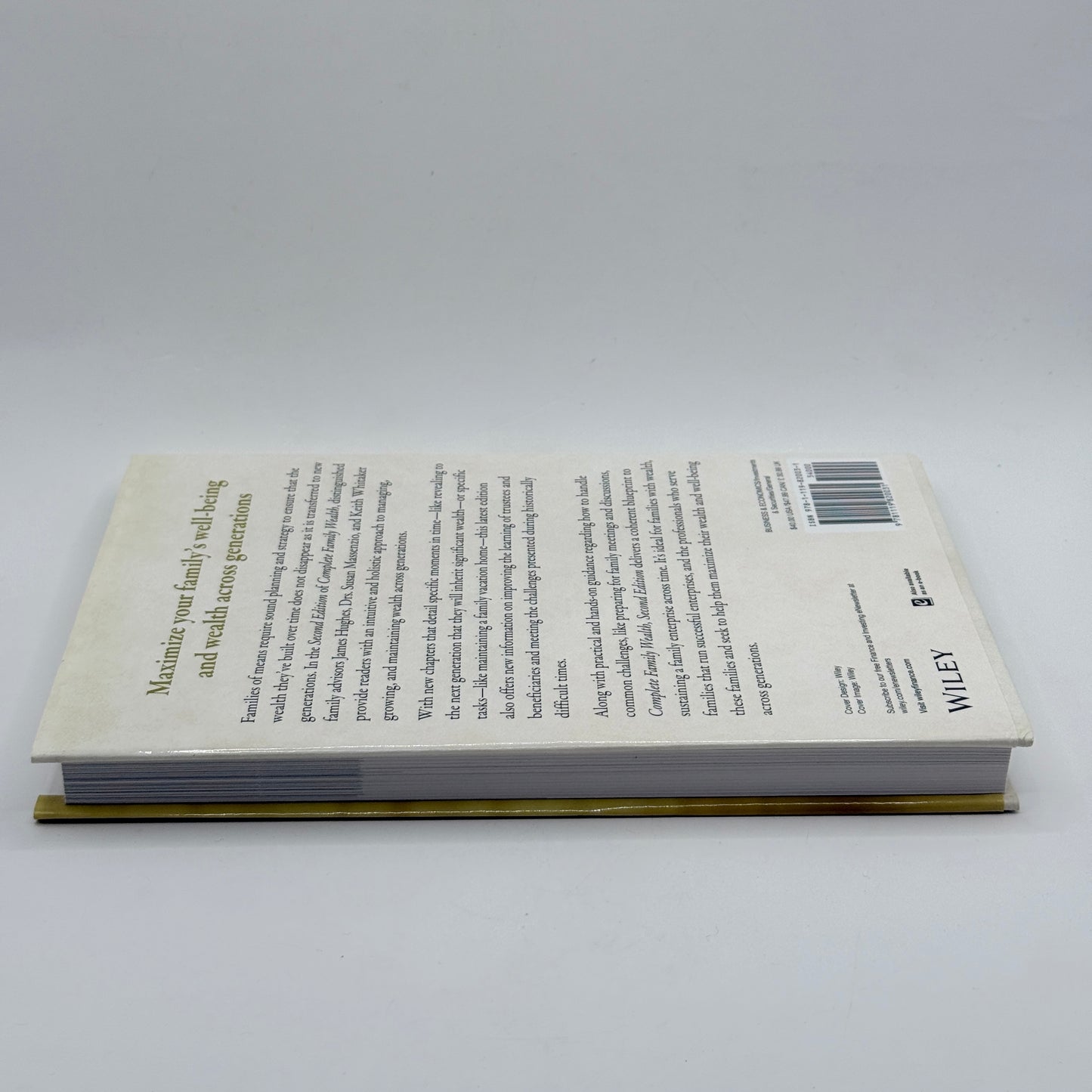 Complete Family Wealth: Wealth as Well-Being by James E. Hughes Jr., Susan E. Massenzio & Keith Whitaker