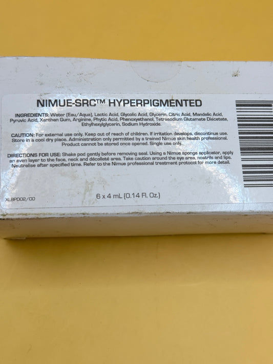 Nimue Professional SRC Hyperpigmented Treatment 6x4ml Professional Skin Pods