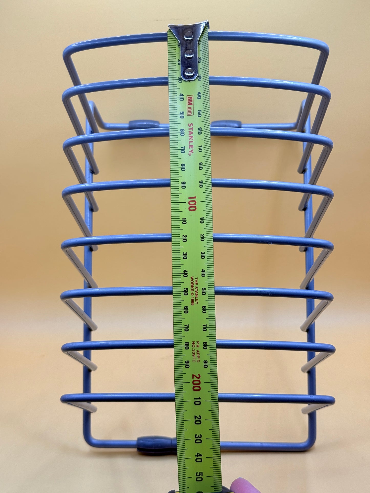 Urban Blue Metal Plate Organizer Rack