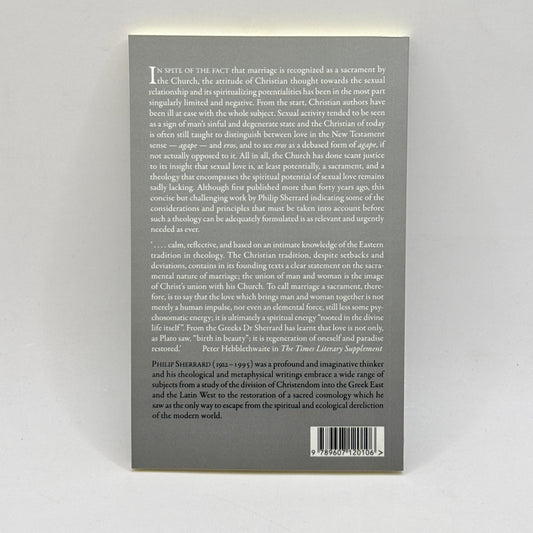 Christianity and Eros by Philip Sherrard