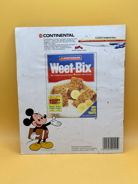 Weetbix Card Collectable - Your Journey Through Disneyland 1988
