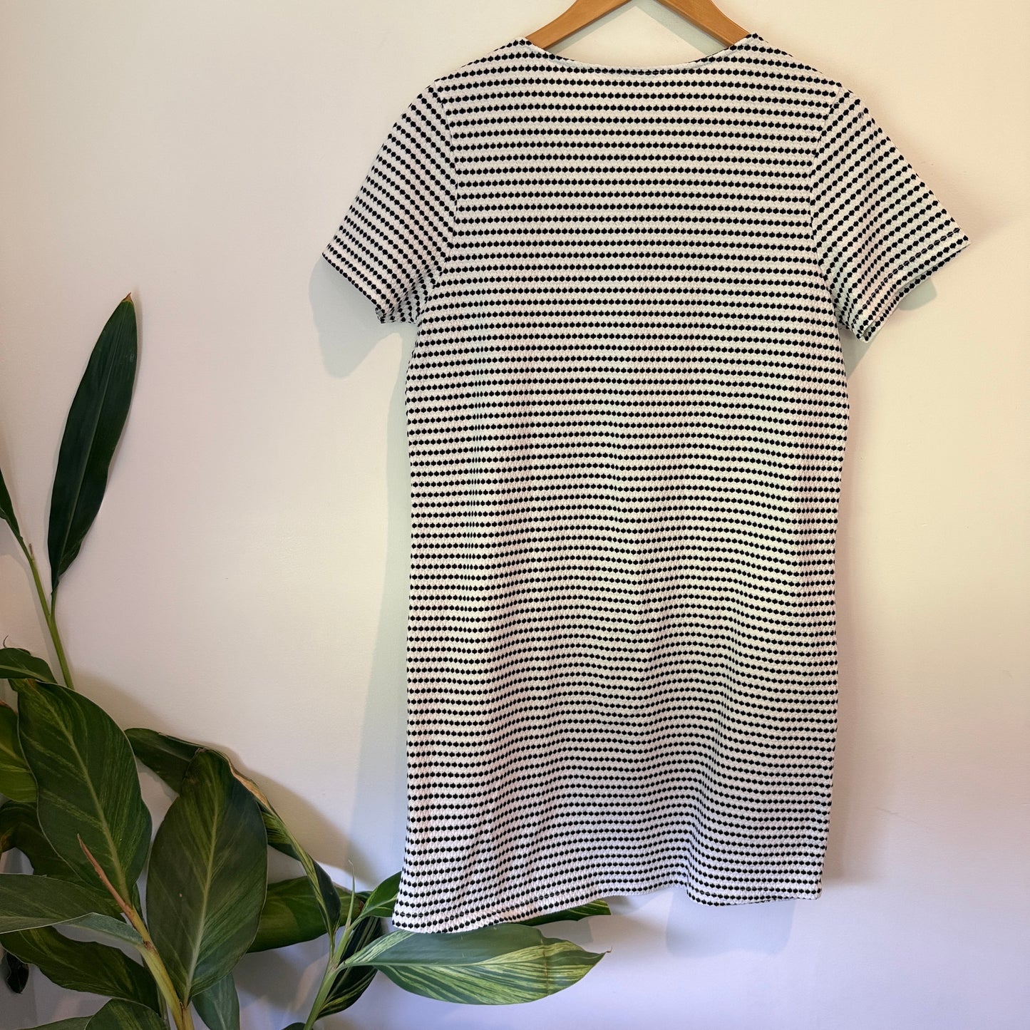 Spirit Size L Striped T-Shirt Dress