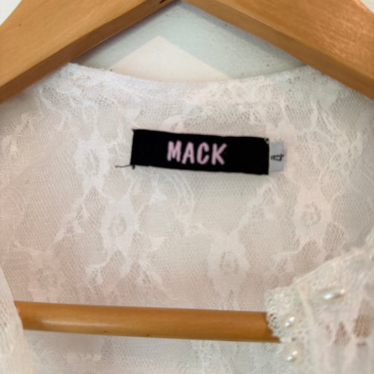 Mack Size 4 | U/Arm to U/Arm 31cm Lace Bolero Shrug