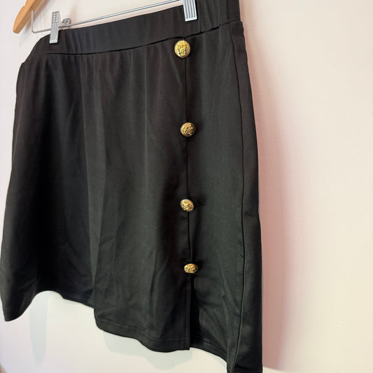 Waist 80cm Black Mini Skirt
