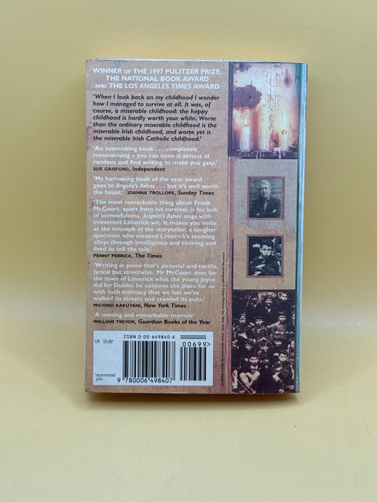 Angela’s Ashes by Frank McCourt
