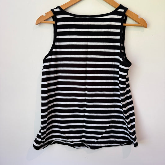 Brand Unknown U/Arm to U/Arm 46cm Striped Tank Top