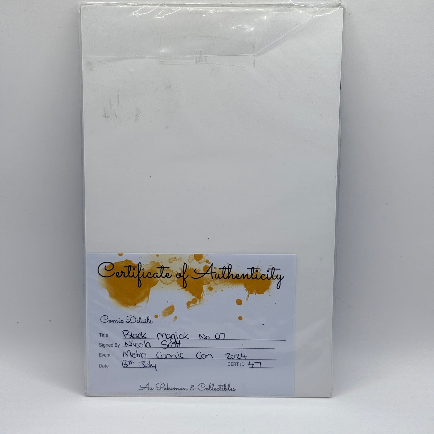 Black Magick No. 07 Signed by Artist Nicola Scott (Image Comics)