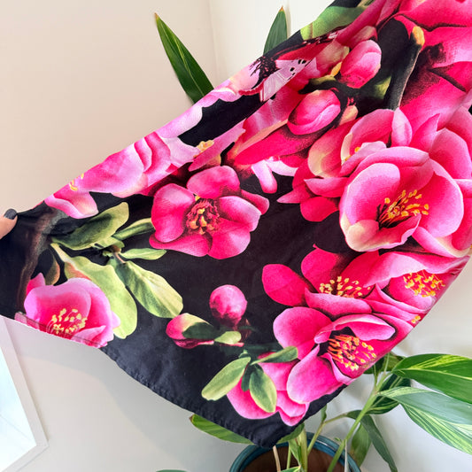 Brand Unknown Floral Print Scarf/Shawl