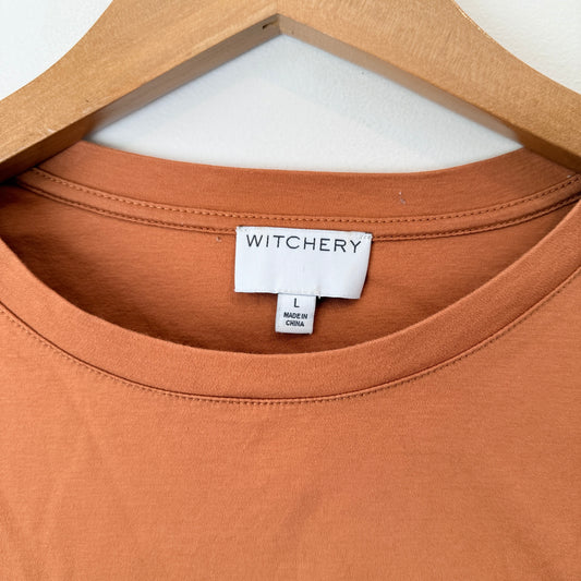 Witchery Size L Sleeveless Boxy Top