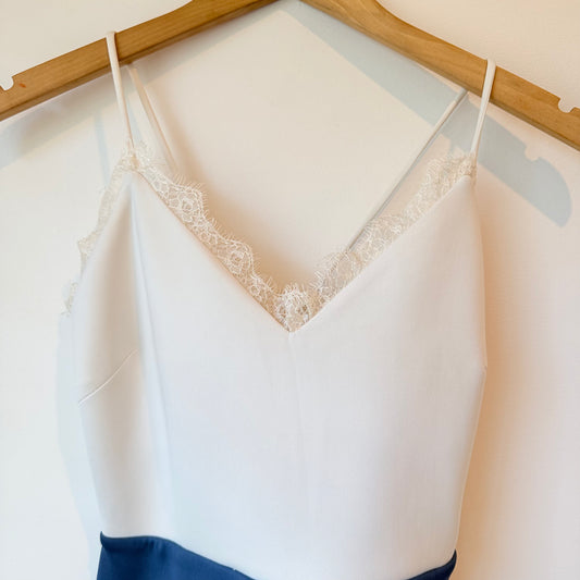 Bebebutterfly Size F (38cm U/Arm) Lace Trim Dress