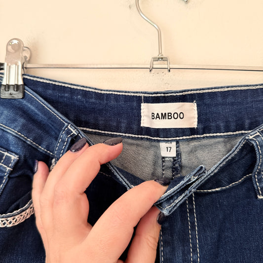 Bamboo Size 17 (82cm Waist) Denim Bootcut Jeans