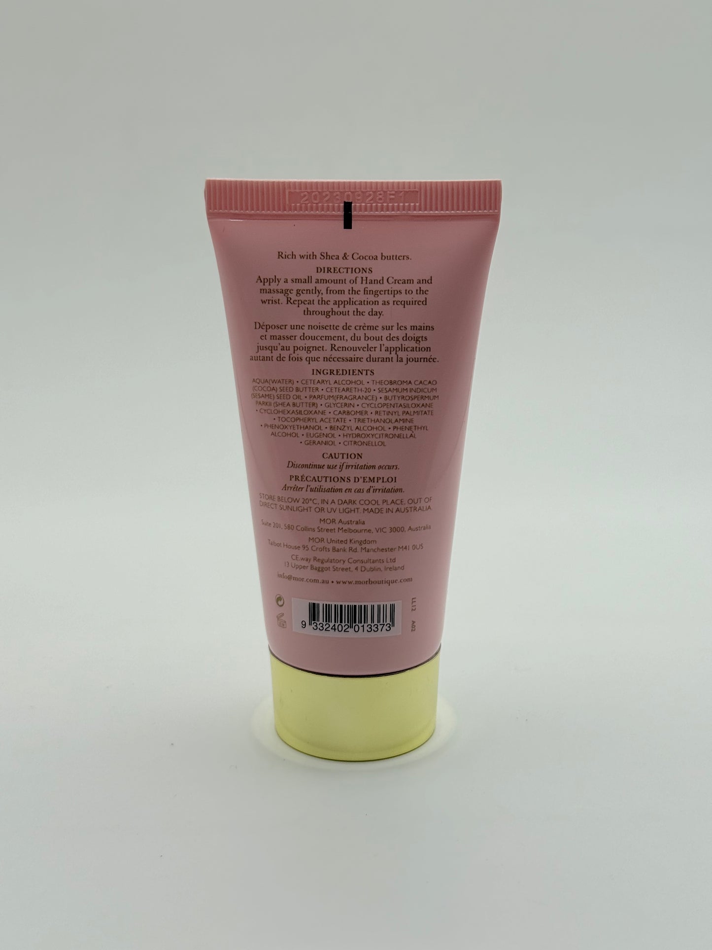 Mor little luxuries hand cream marshmallow pink 50ml - lotions & moisturizers health and wellness