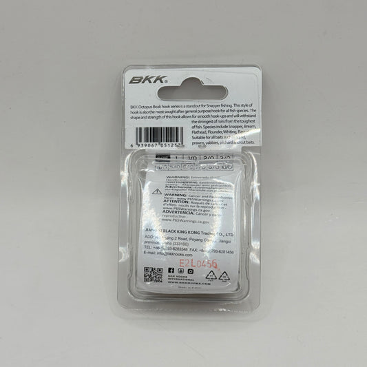 BKK Octopus Beak Fishing Hooks 4/0 – 25 Pack