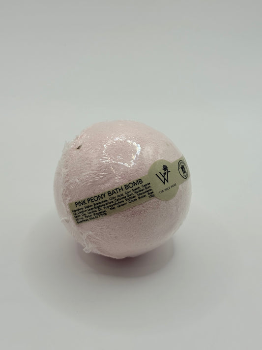 The wild rose pink peony bath bomb - bath additives home&living materials