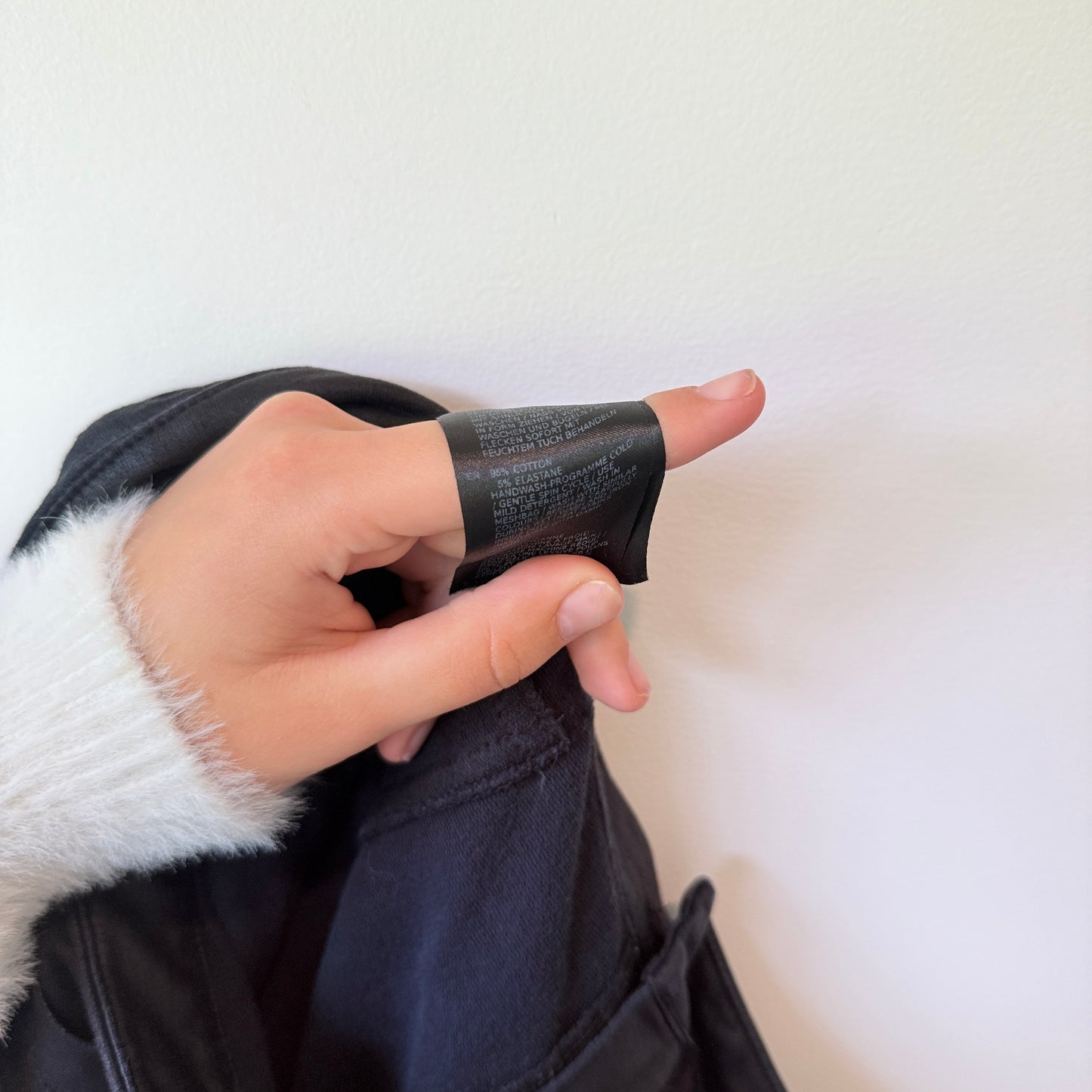 Monari Size 18 Black Faux Leather Pants