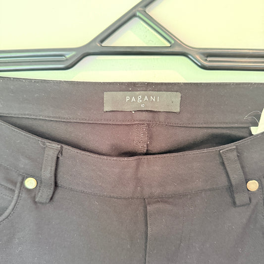 Pagani Size 10 Black Paige Pants