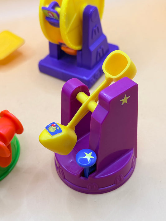 McDonald’s Carnival Thrills Happy Meal Complete Set 1996