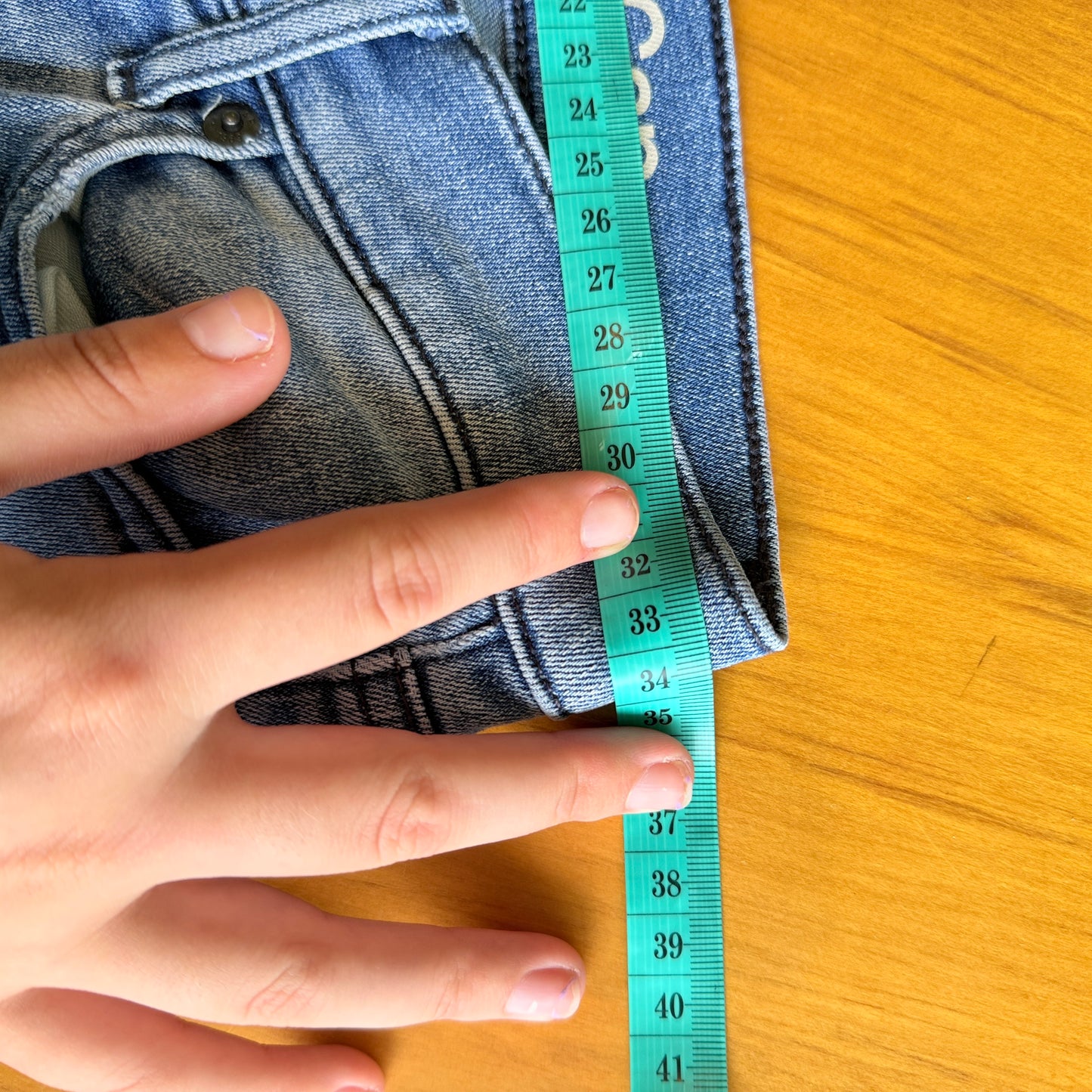 Gap Size 68cm Waist Light Blue Jeans