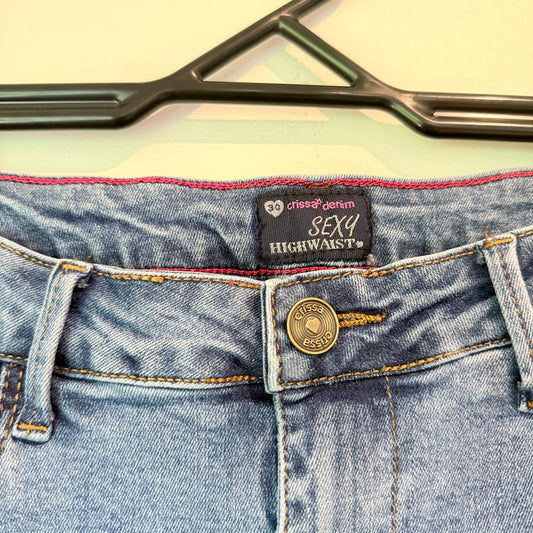 Crissa Denim Size 30 (70cm Waist) High-Waisted Skinny Fit Jeans