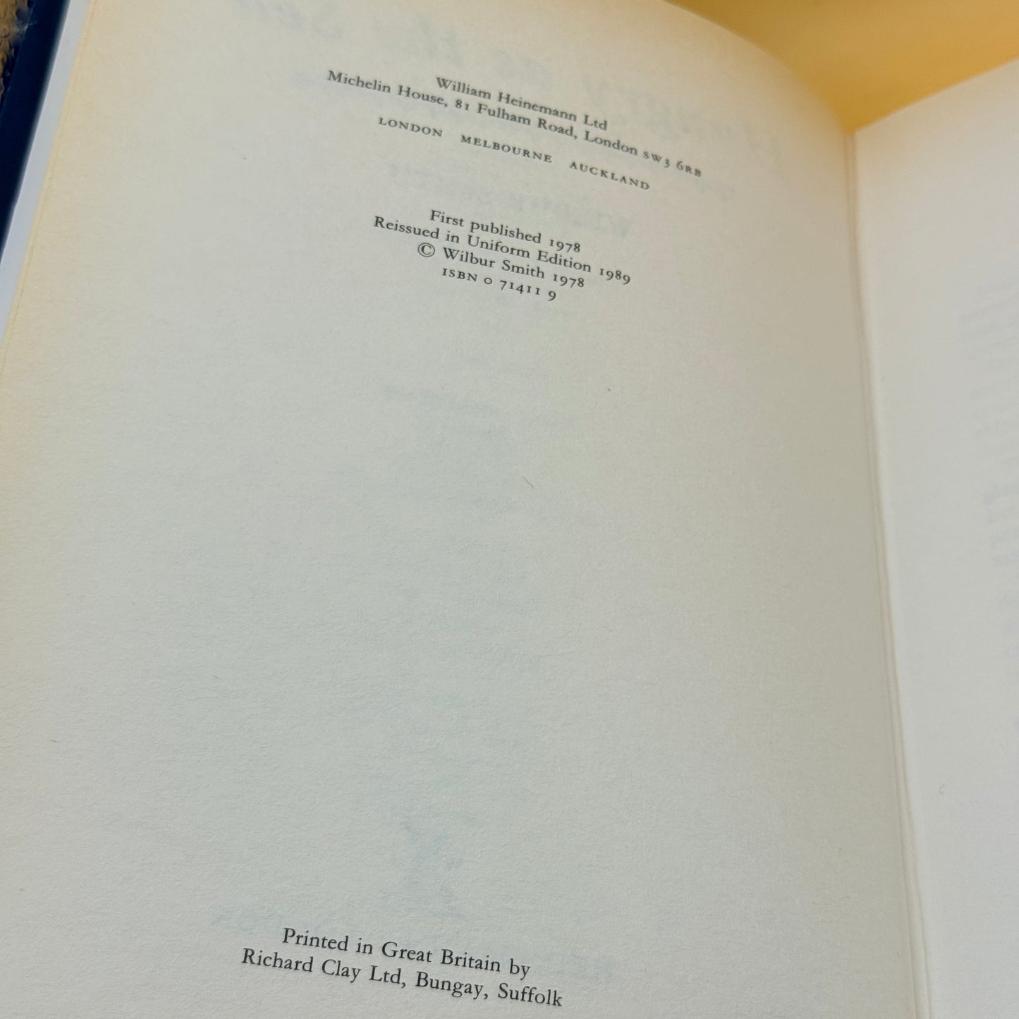 Hungry as the Sea by Wilbur Smith