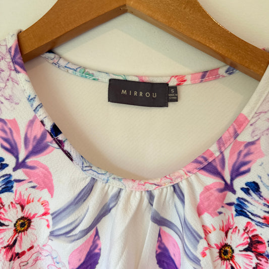 Mirrou Size S Floral Top