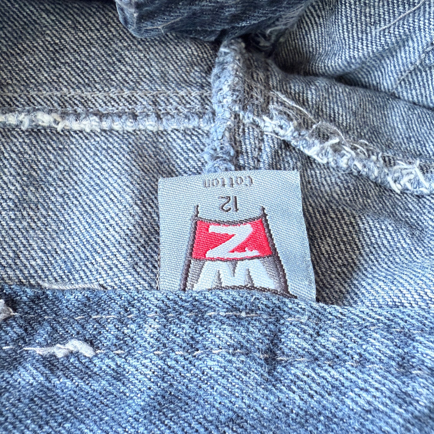 WZ Size 12 High-Waisted Blue Jeans