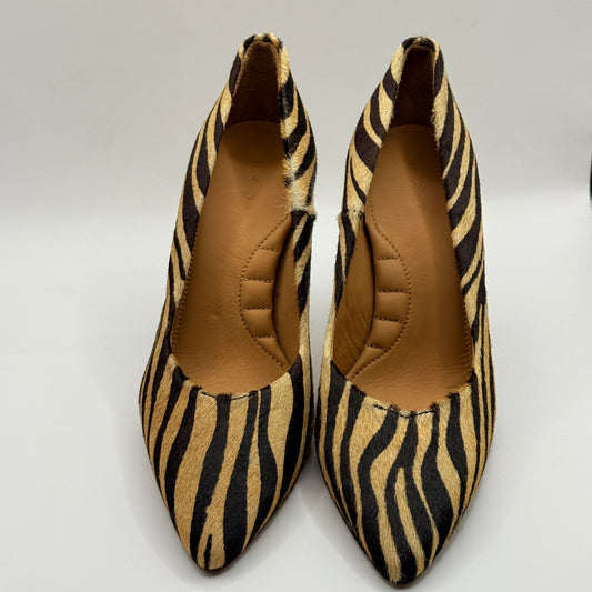 IRO Paris Zebra Print Hair-On Hide Stilettos – Size 36