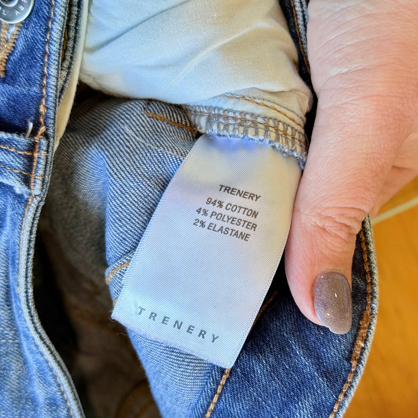 Trenery Size 4 Women’s Blue Skinny Jeans