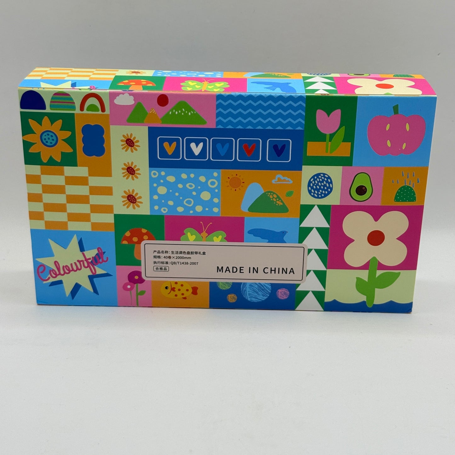 Palette Days Washi Tape Set 40 Rolls Boxed