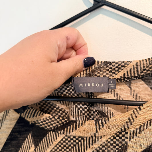 Mirrou Size L Patterned Top