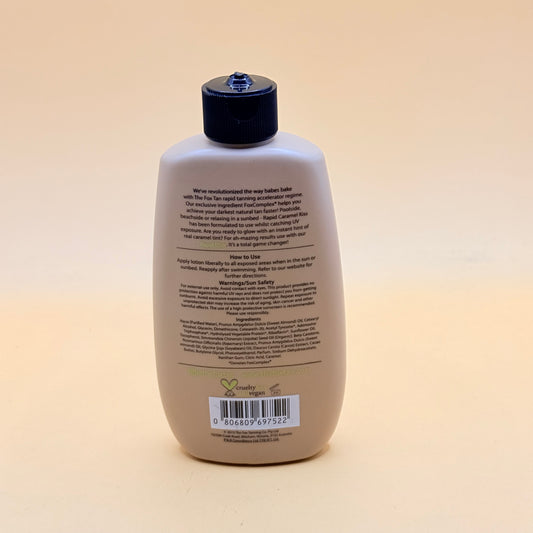 The Fox Tan Rapid Caramel Kiss Tanning Accelerator Lotion 120ml