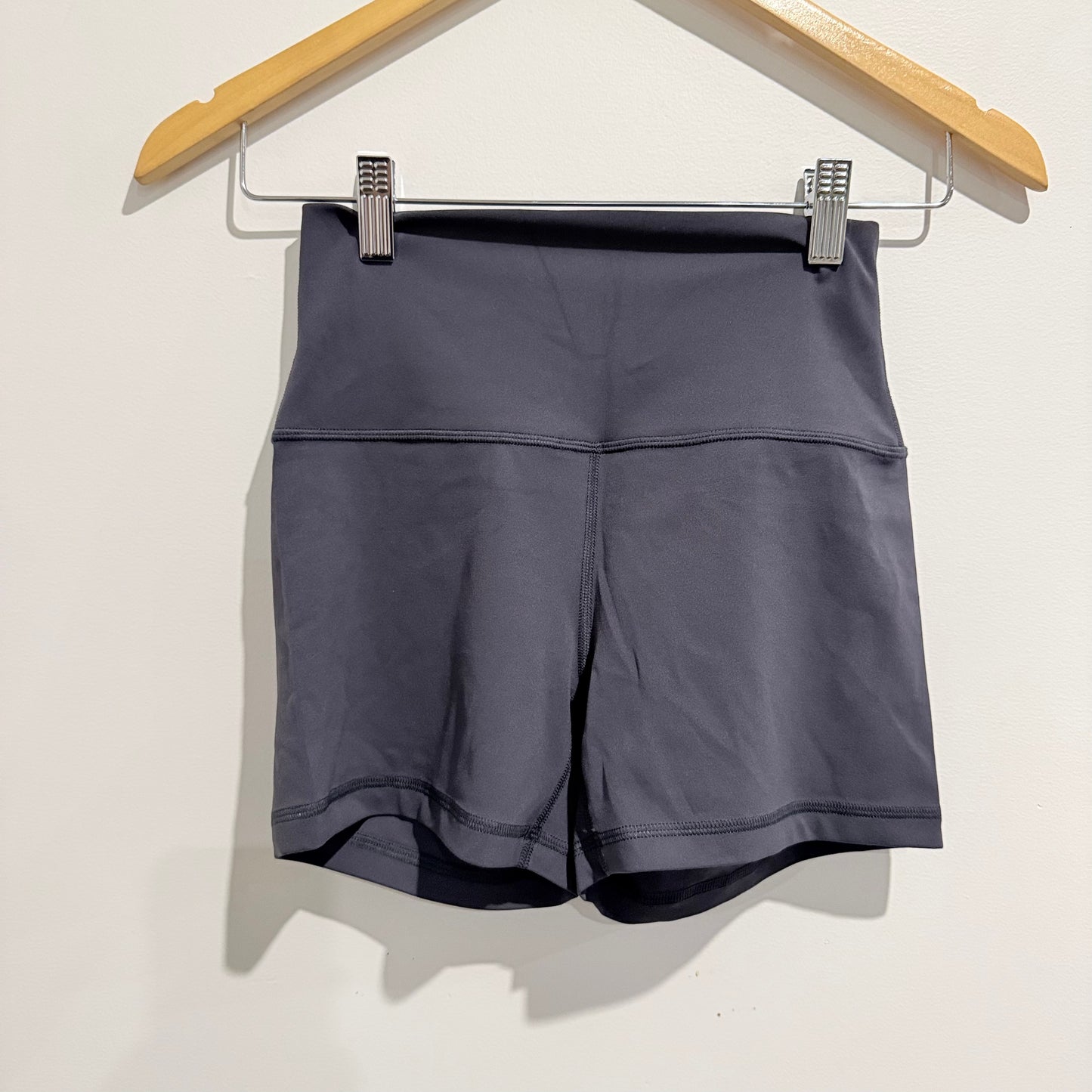 Crz yoga butterluxe yoga shorts 4ââ size 10 melanite - shorts bottom womenâs apparel