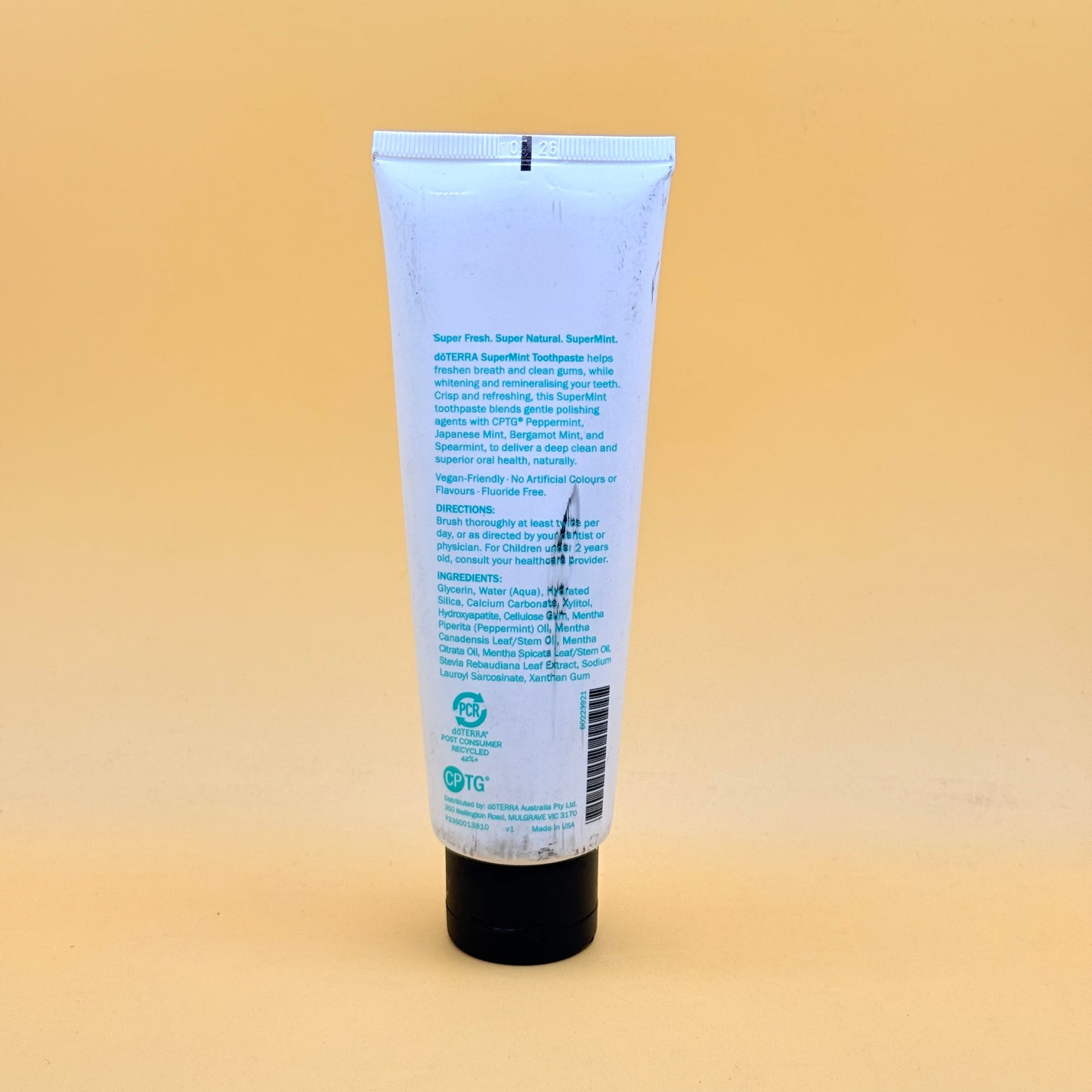 doTERRA SuperMint Toothpaste Whitening Remineralising 125g