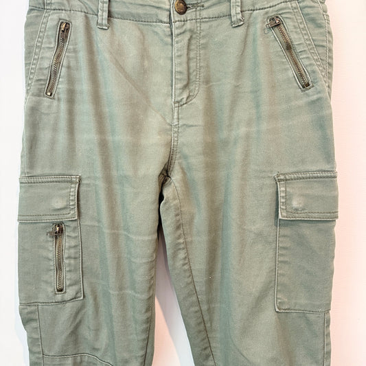 Jay Jays Olive Green Skinny Cargo Pants - Size 8