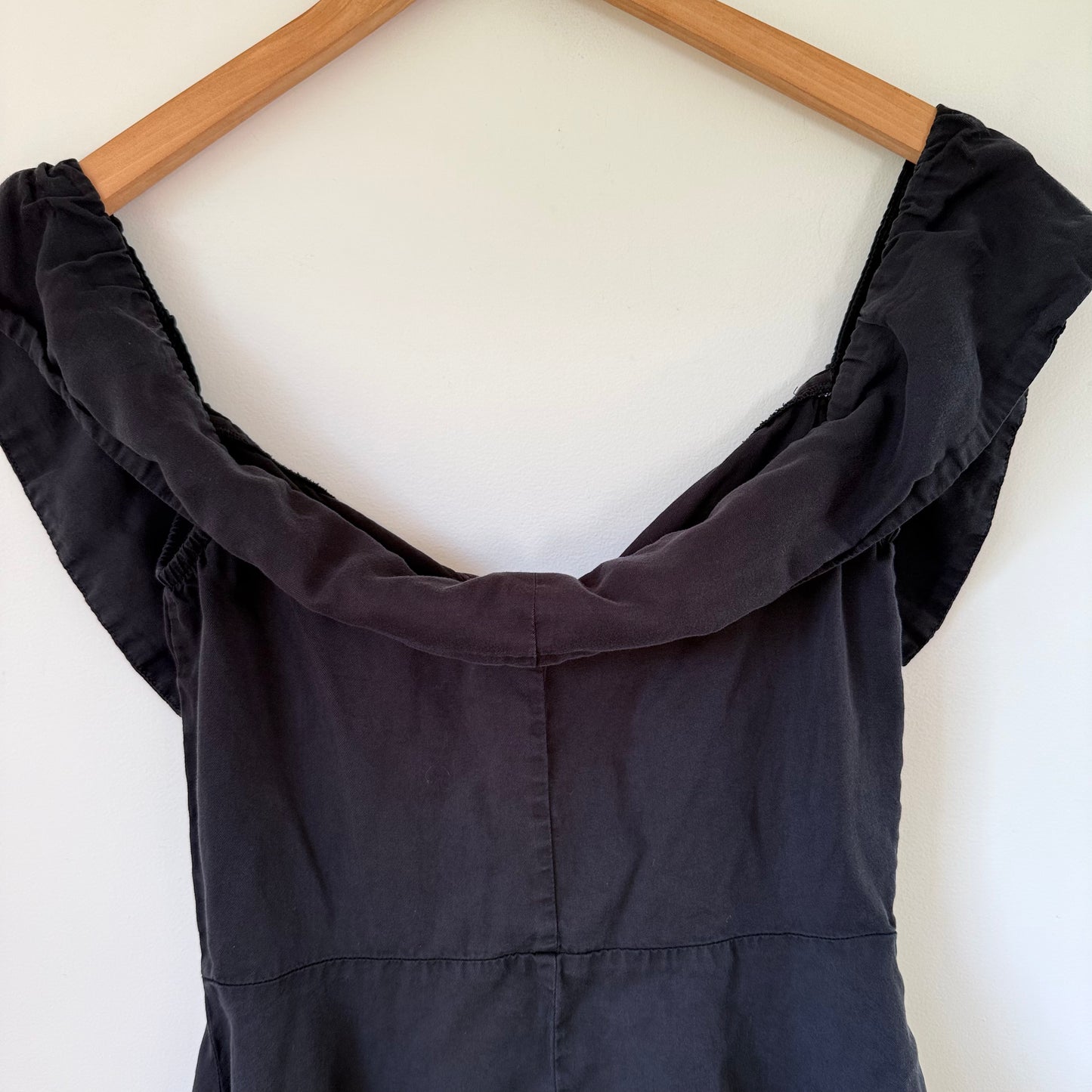 Cotton:On Size S Black Button-Down Dress