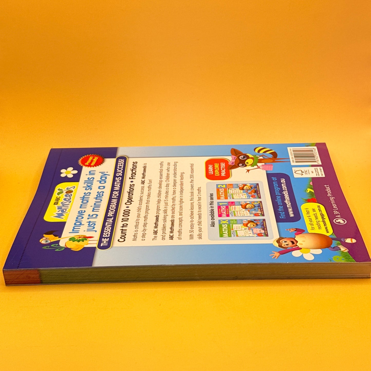 200 Essential Maths Skills for Year 3 by ABC Mathseeds