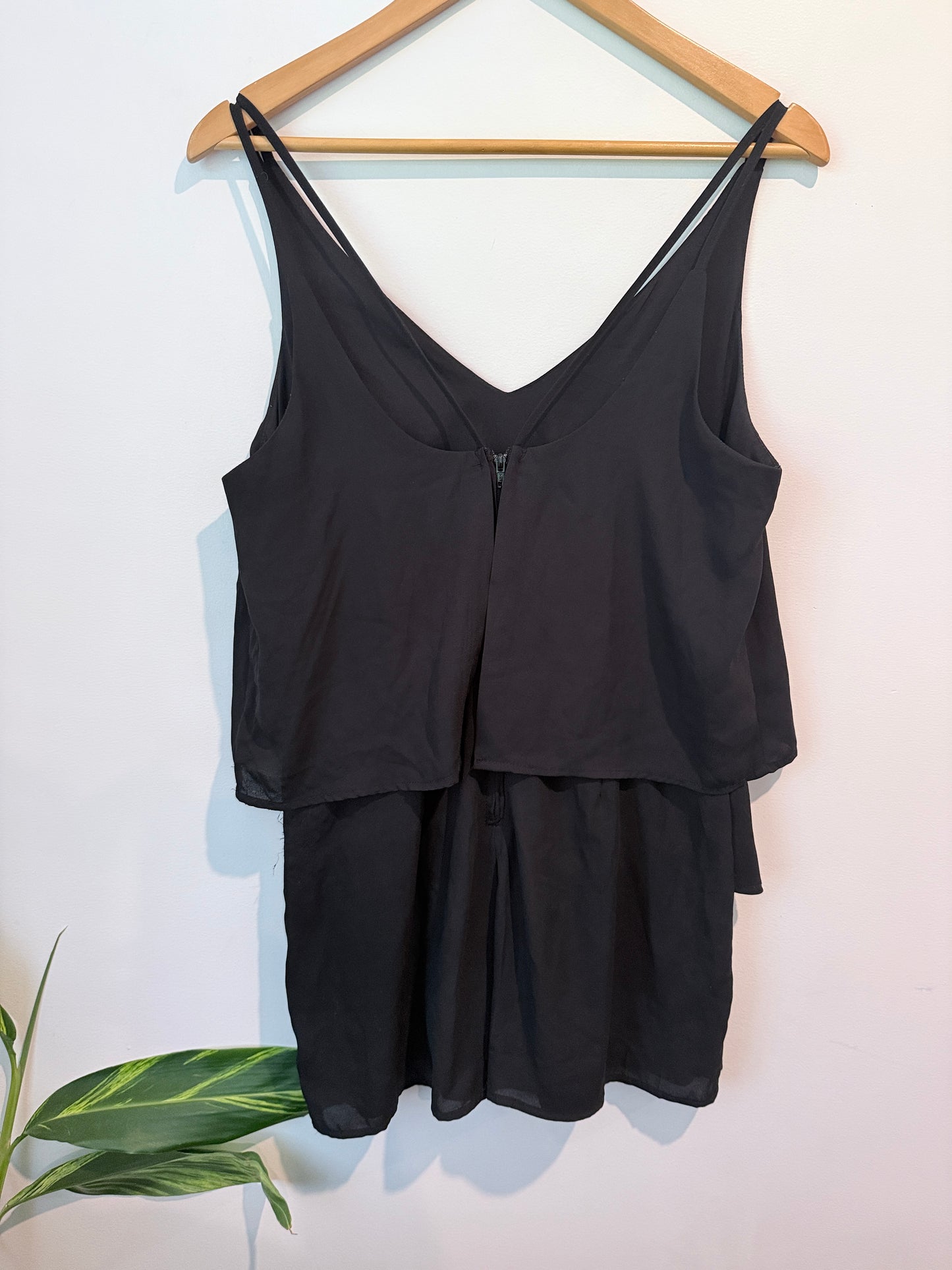 Pagani Size 12 Tiered Ruffle Sleeveless Playsuit