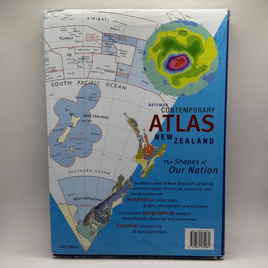 Bateman Contemporary Atlas of New Zealand by Russell Kirkpatrick