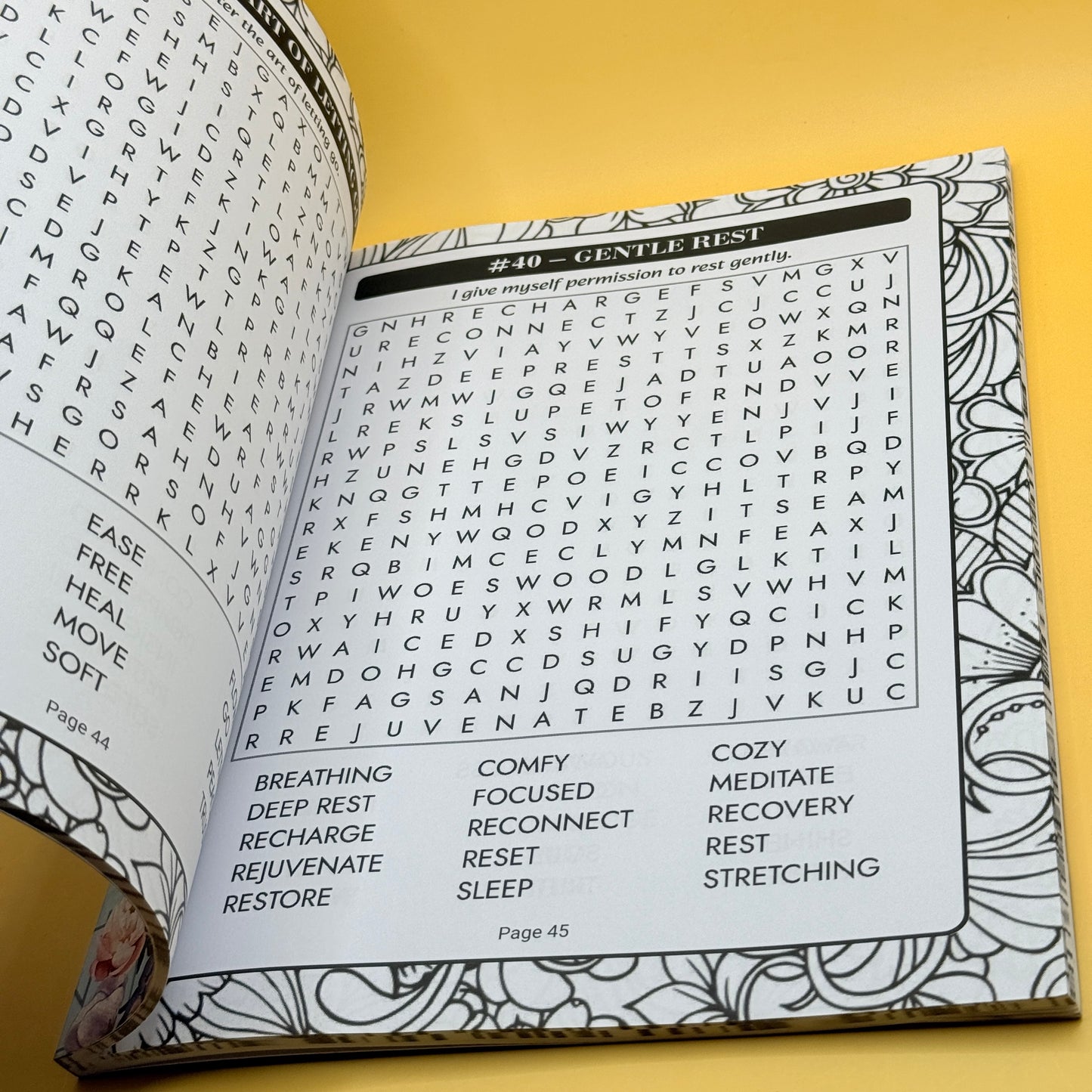 Mindfulness Word Search Puzzle Book (Large Print) by Chris Banning