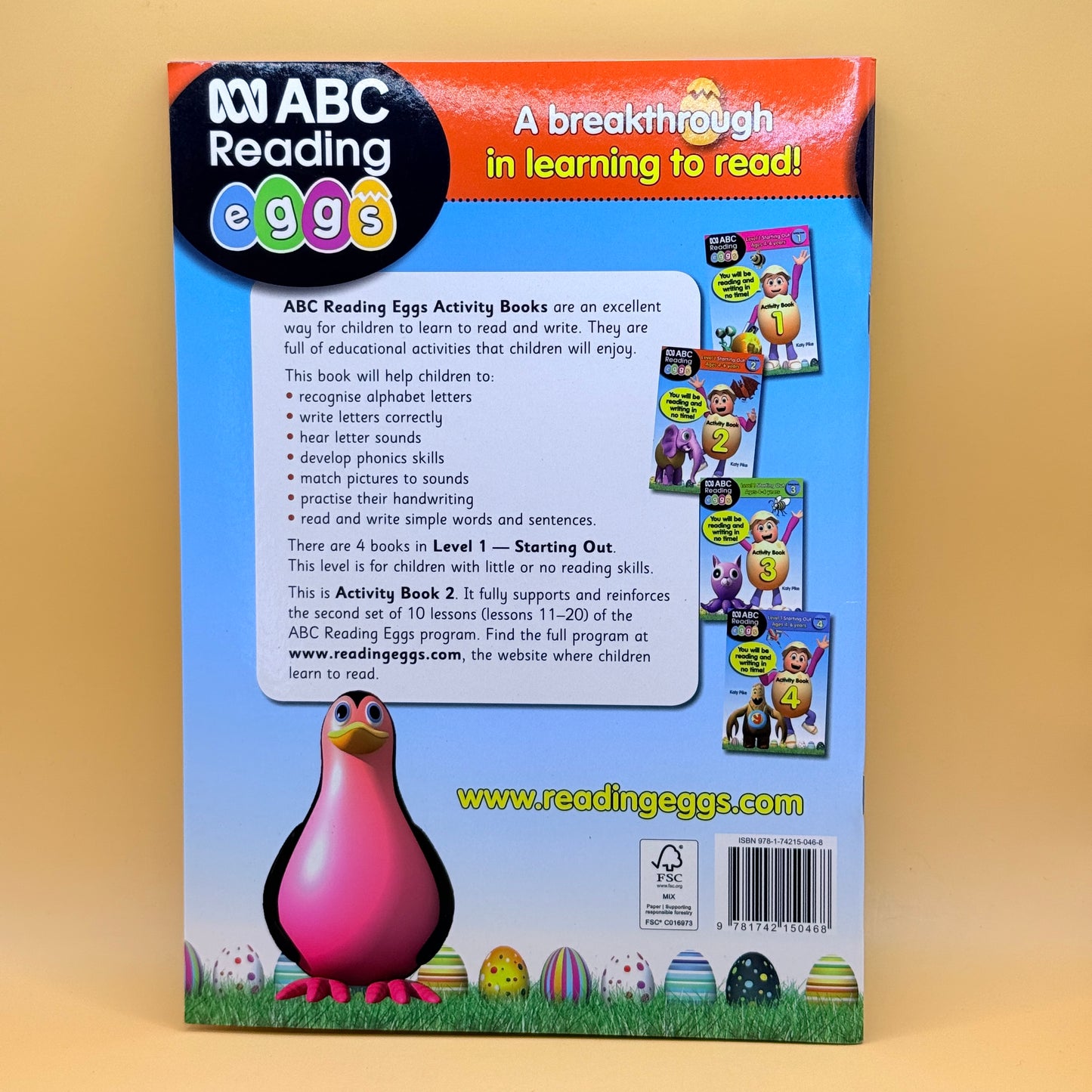 ABC Reading Eggs Activity Book 1 (Level 1: Starting Out, Ages 4–6)