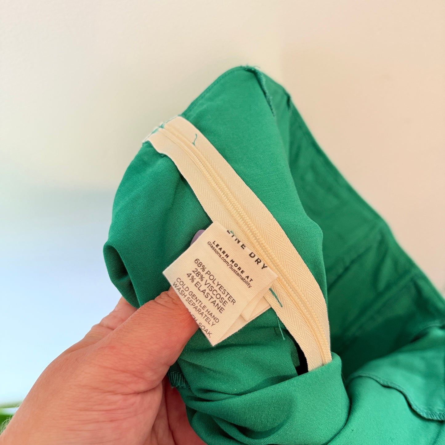 Glassons Green Corset Style Top Size 10