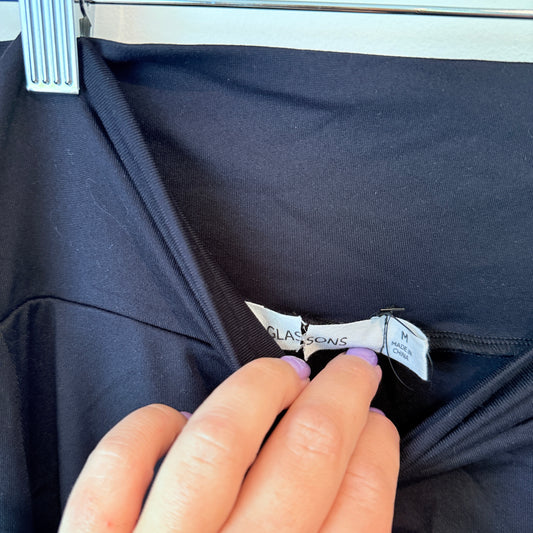 Glassons Black Maxi Skirt Size M