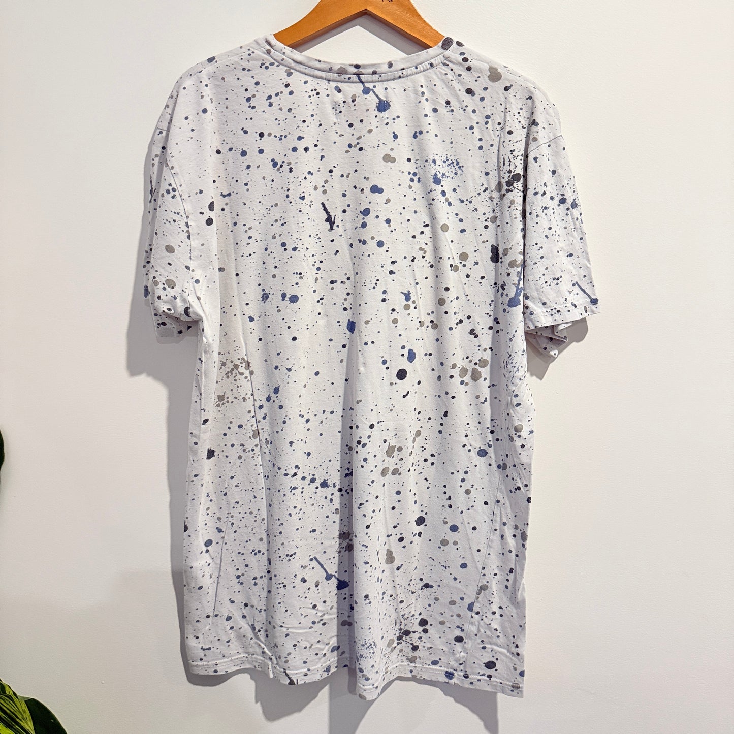 Park Paint Splatter Pocket Tee White - XLG