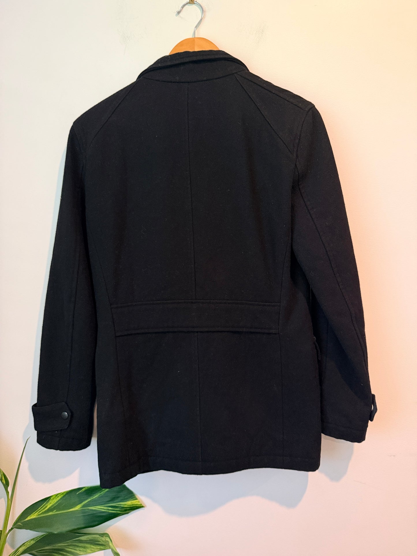 New Look Men Size XS Double-Breasted Wool Blend Jacket