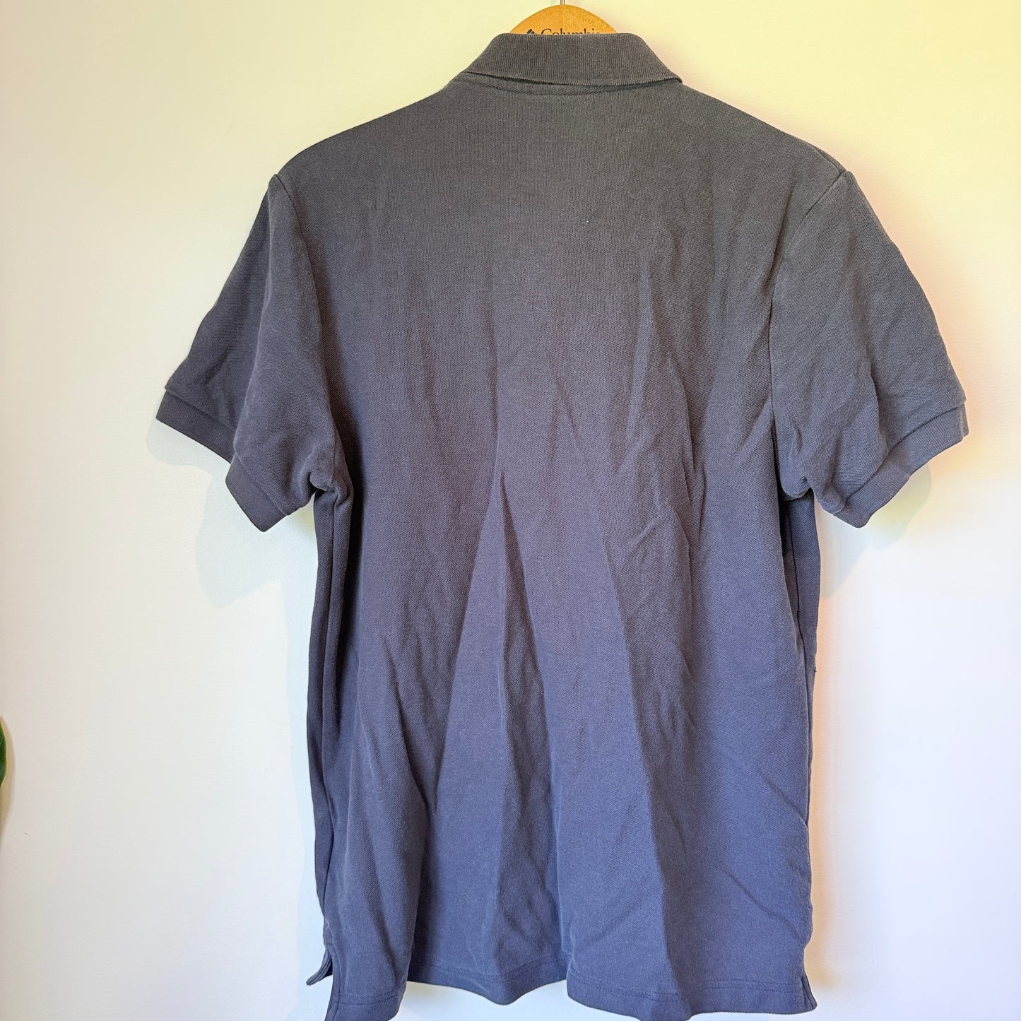 NIKE Short Sleeve Polo Shirt Navy/Dark Grey - Size L