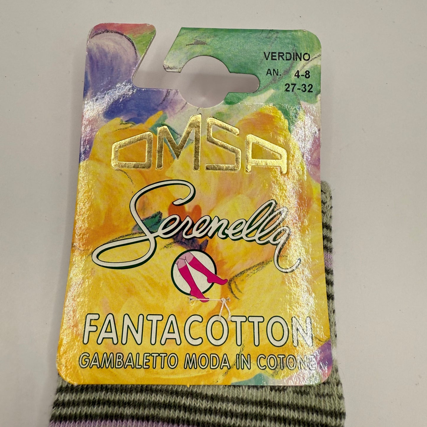 OMSA Fantacotton Gambaletto Moda Girl's Cotton Socks
