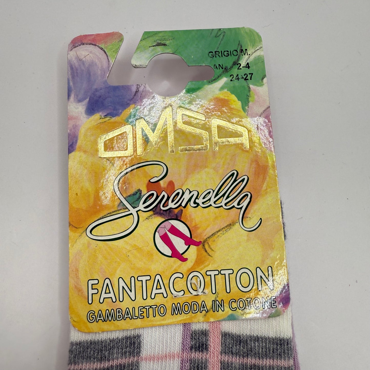 OMSA Fantacotton Gambaletto Moda Girl's Cotton Socks