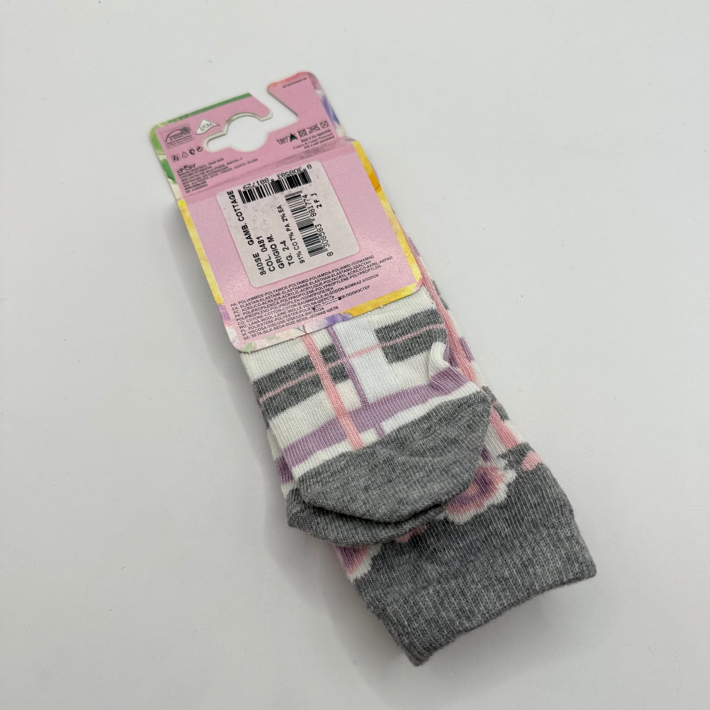 OMSA Fantacotton Gambaletto Moda Girl's Cotton Socks