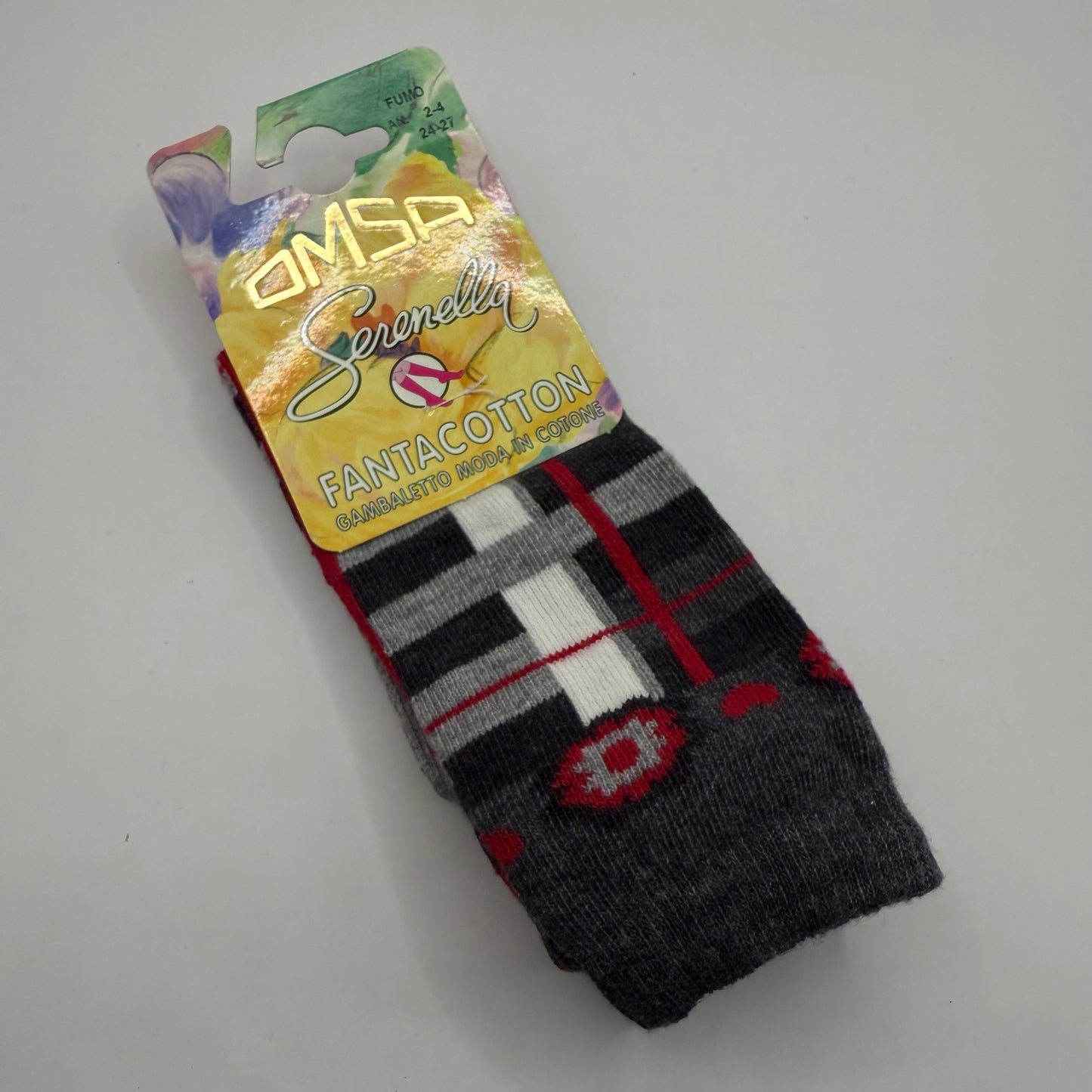 OMSA Fantacotton Gambaletto Moda Girl's Cotton Socks