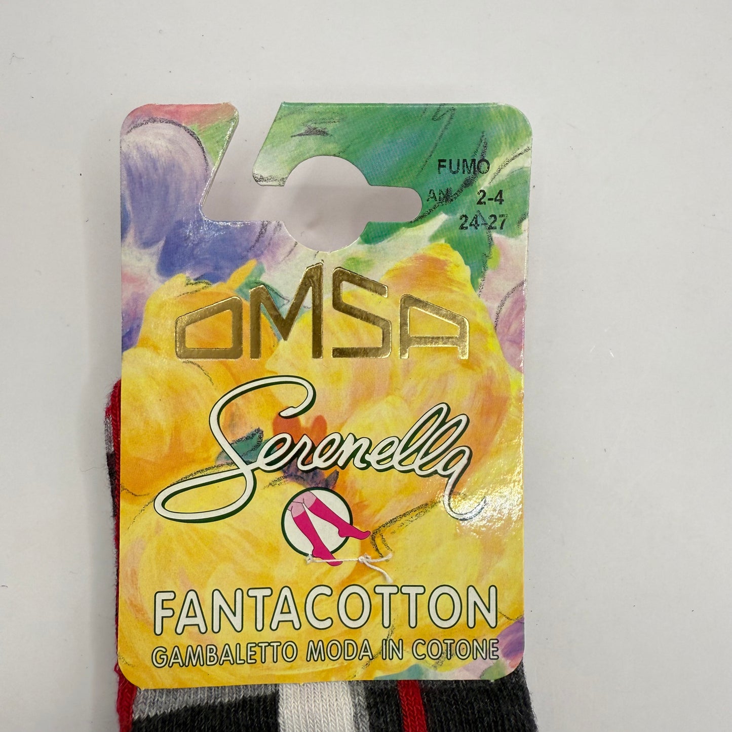 OMSA Fantacotton Gambaletto Moda Girl's Cotton Socks